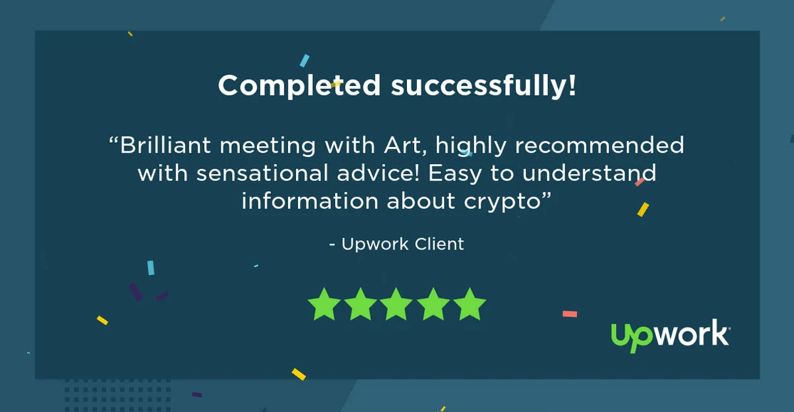 upwork-review Completed successfully: five-star Upwork client review