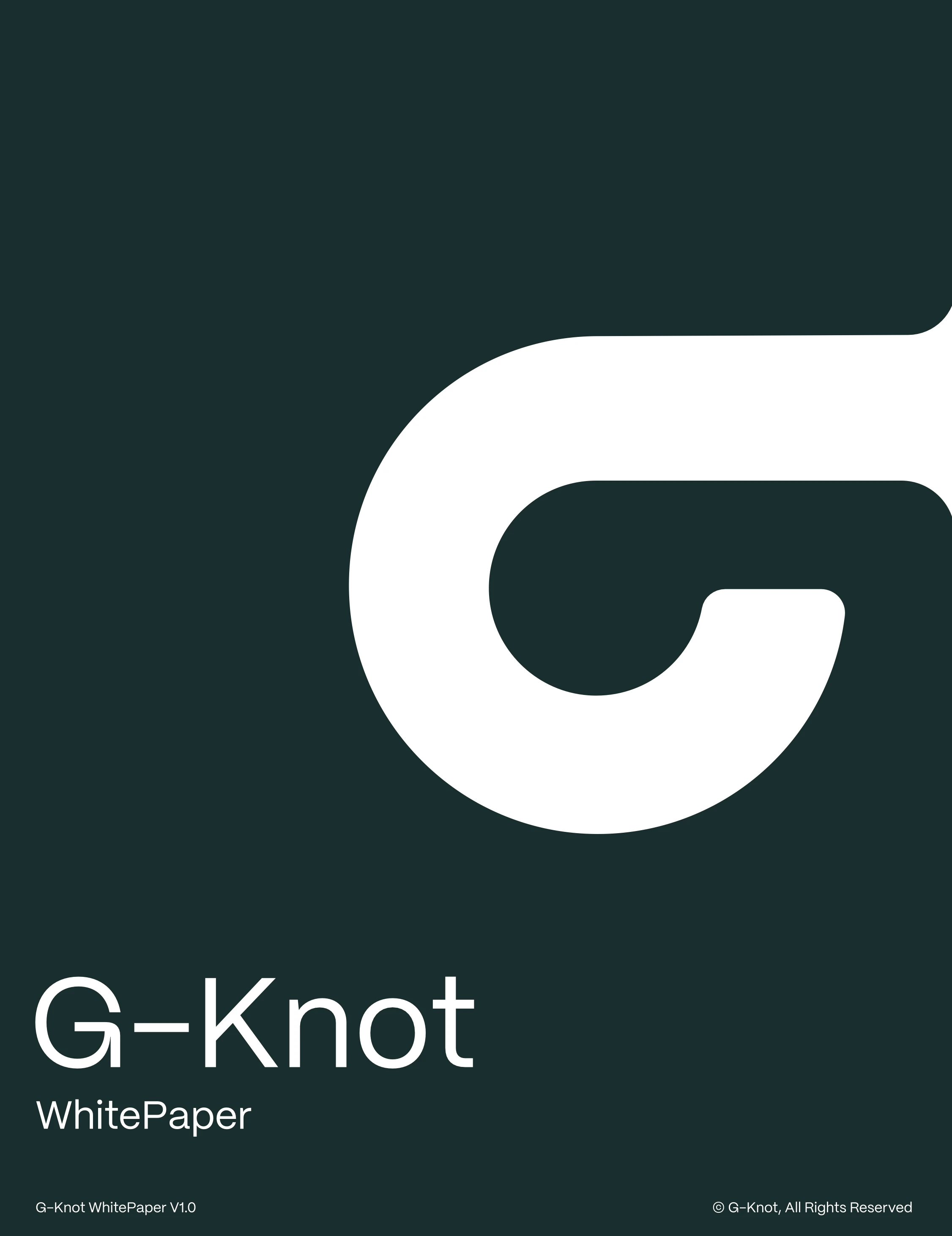 G Knot V2 whitepaper cover